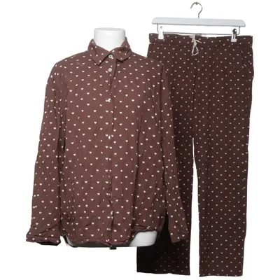 Pyjamas (Brun, Vit) från Becksöndergaard Ekologisk bomull
