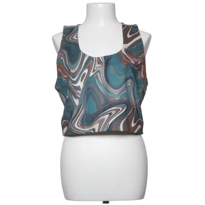 Crop top (Groen, Meerkleurig) van XLNT by KappAhl Elastaan, Polyester