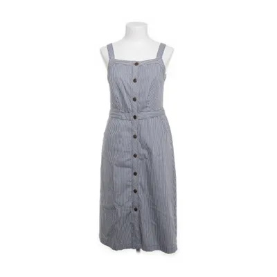 Denim jurk (Blauw, Wit) van King Louie Katoen, Elastaan