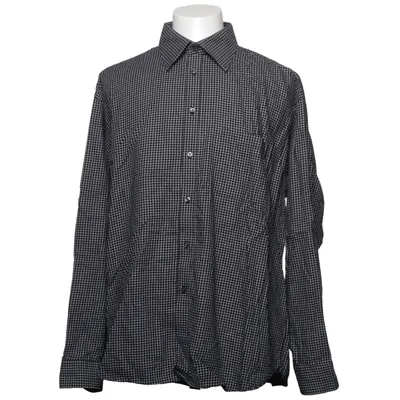 Skjorte (Sort, Hvid) fra Black Blue Collection Bomuld
