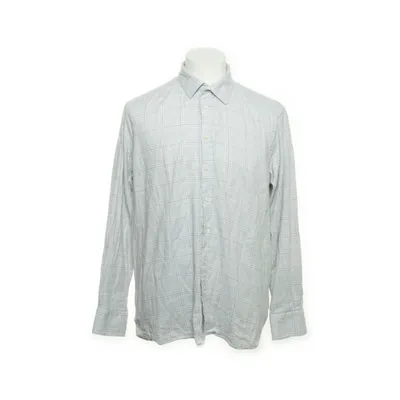 Flannel skjorte (Hvid, Grå) fra SAND Bomuld, Lyocell