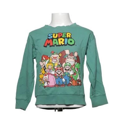 Collegetröja (Grön) från Super Mario Bomull