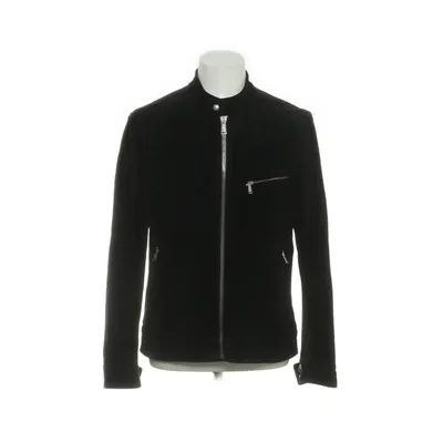 Läderjacka (Svart) från 7 for All Mankind Skinn, Bomull, Elastan, Polyester, Viskos