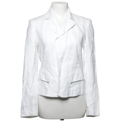 Blazer (Blanc) de Haust Collection Acétate, Lin