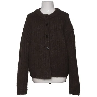 Cardigan (Brown) from Weekday Elastane, Polyamide, Polyester, Wool