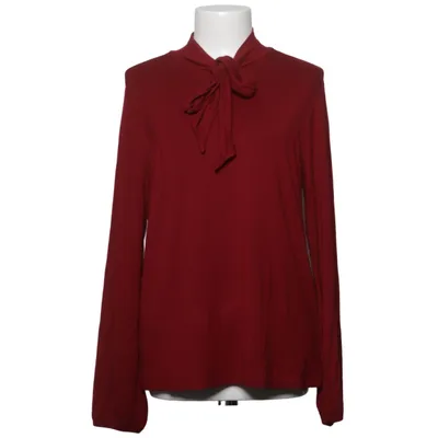 Sløjfebluse (Rød) fra Women Essentials by Tchibo Elastan, Viscose