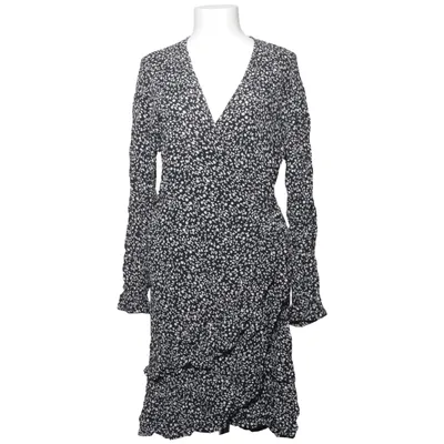 Wrap dress (Black, White) from Bolia Viscose