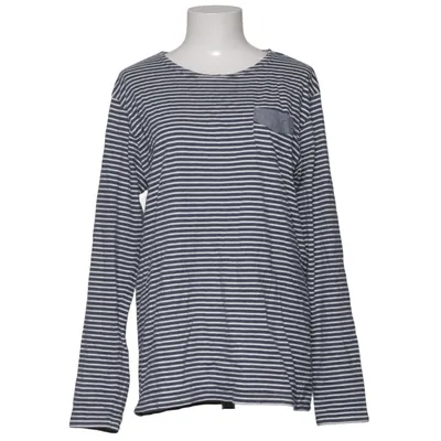 Long sleeve T-shirt (Blue, White) from Storm Cotton, Polyester