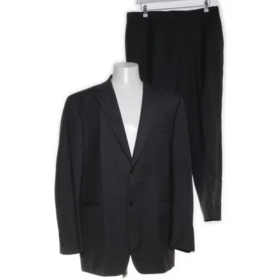 Kostym (Grå) från Atlant Polyester, Ull, Viskos