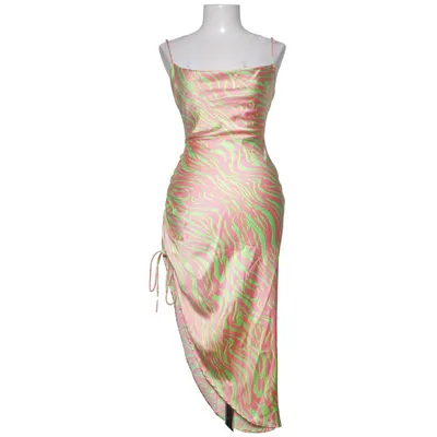 Klänning (Rosa, Grön, Flerfärgad) från Bershka Polyester