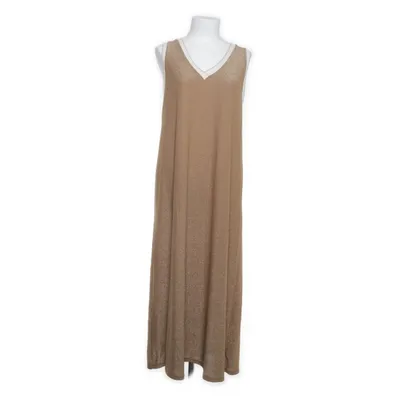 Maxi jurk (Beige, Goud) van Lens