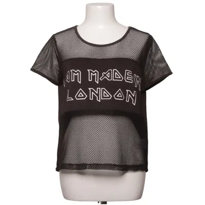 Haut (Noir) de Glo-Story Élasthane, Polyester