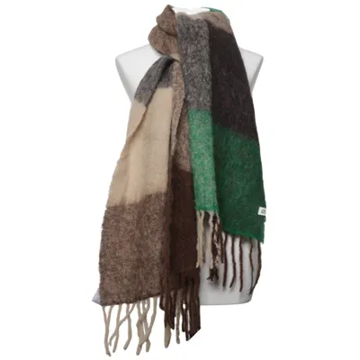 Halsduk (Grön, Grå, Beige) från Becksöndergaard Alpackaull, Mohair, Polyamid