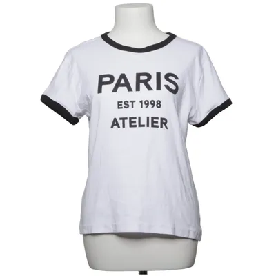 T-shirt (Hvid) fra H&M Bomuld, Elastan