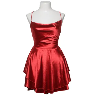 Cocktailkjole (Rød) Elastan, Polyester
