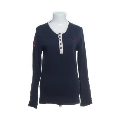 Henley T-shirt (Blå) fra Bondelid Bomuld