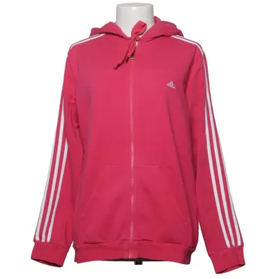 Hoodie (Pink, White) from Adidas Cotton, Polyester