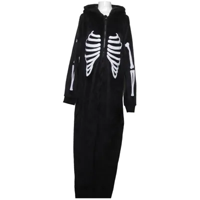 Onesie (Zwart, Wit) van Lazy Days By Knox Polyester