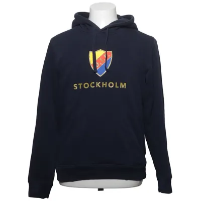 Huvtröja (Blå) från Djurgårdens IF Ekologisk bomull, Återvunnen polyester