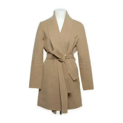 Jas (Beige) van Massimo Dutti Nylon, Wol