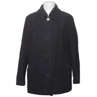 Coat (Gray) from Malva Cashmere, Polyamide, Polyester, Wool