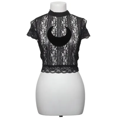 Top (Zwart) van Killstar Elastaan, Nylon