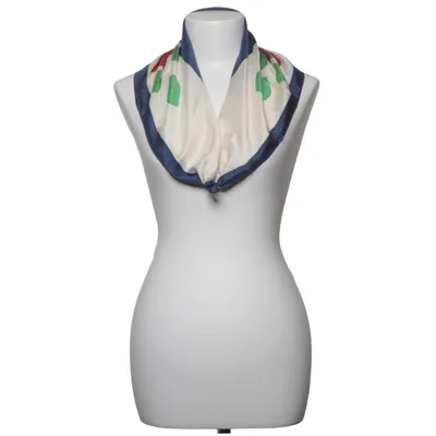Châle (Blanc, Bleu, Multicolore) de Laure De Seíne