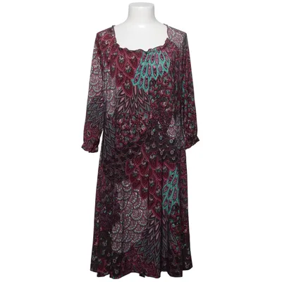 Kleid (Lila, Türkis, Mehrfarbig) von Created by Chic Elasthan, Polyester