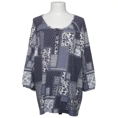 Blouse (Blue, White) from Florie Cotton