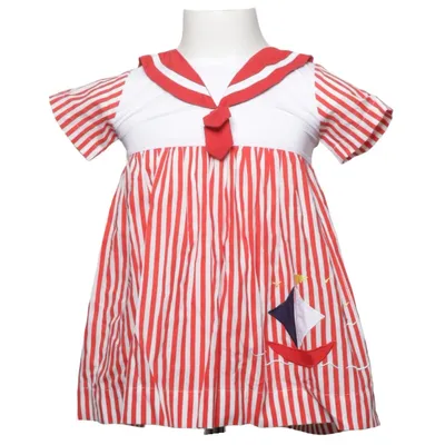 Kleid (Rot, Weiß) von Baby Baby