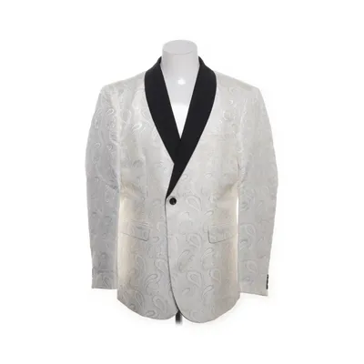 Kavaj (Vit, Svart) från Coofandy Polyester