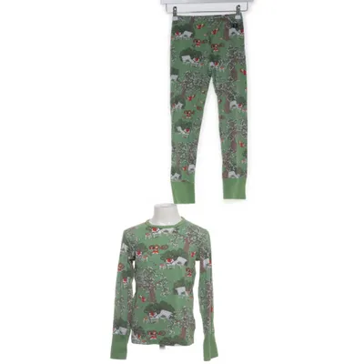 Pyjamas (Grön, Flerfärgad) från Polarn O. Pyret Ekologisk bomull, Elastan