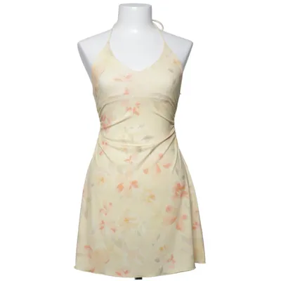 Halternek jurk (Geel, Meerkleurig) van Bershka Polyester