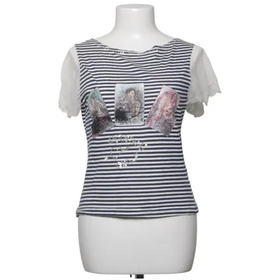 T-shirt (Bleu, Blanc, Multicolore) de René Derhy Coton, Viscose