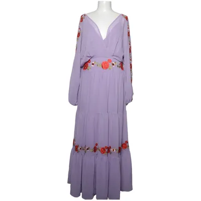 Maxikleid (Lila, Mehrfarbig) von ASOS Polyester, Viskose