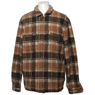 Overshirt (Brown, Beige) from Pleasures Polyester
