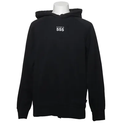 Sweat à capuche (Noir) de Pure Waste Coton recyclé, Polyester recyclé