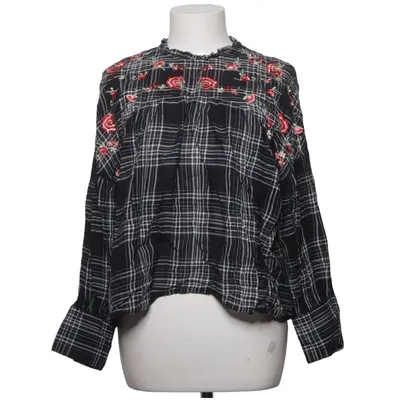 Blus (Svart, Vit, Flerfärgad) från Zara Basic Bomull, Viskos