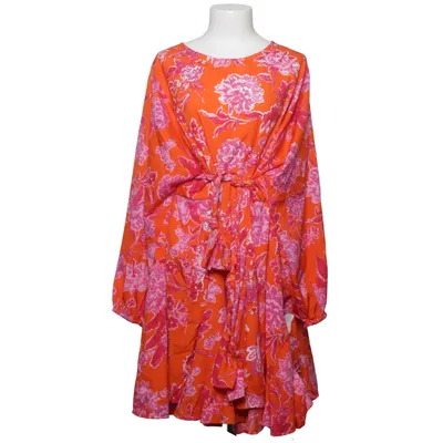 Dress (Orange, Pink) from Boohoo Polyester