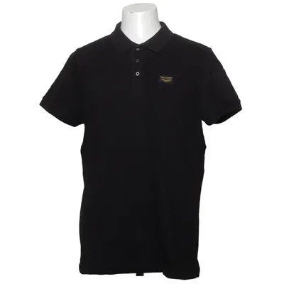 Polo (Noir) de PME Legend Coton, Élasthane