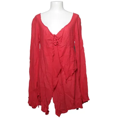 Blouse (Rood) van Bravissimo Katoen, Linnen