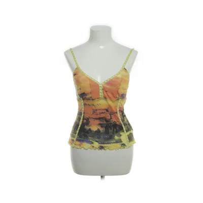 Tank Top (Yellow, Multicolored) from Carlo Colucci Polyamide, Polyester