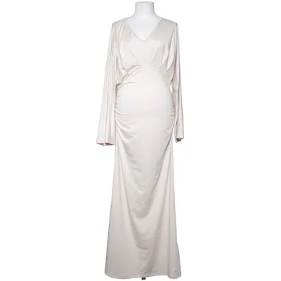 Maxikjole (Beige) fra Shein Elastan, Polyester