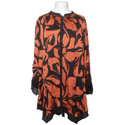 Shirt (Oranje, Zwart) van Kriss Gerecycled polyester, Viscose