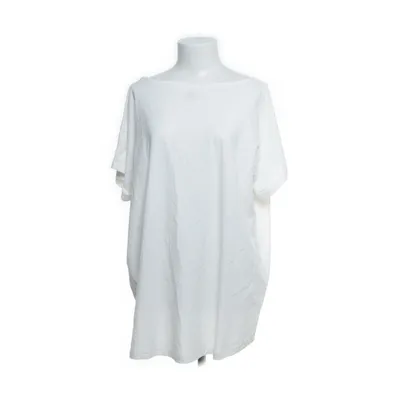 T-shirt (Hvid, Pink) fra ICA Bomuld, Elastan