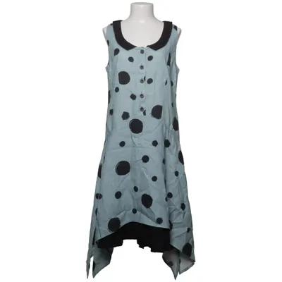 Jurk (Blauw, Zwart) van Olars Ulla Linnen