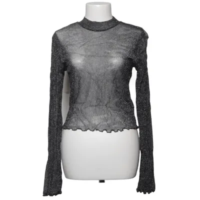 Topp (Svart, Silverfärgad) från Pull & Bear Metallfiber, Polyamid