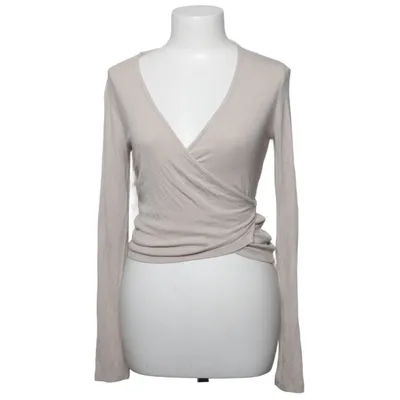Wrap top (Beige) from Lager 157 Elastane, Viscose