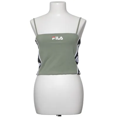 Haut de sport (Vert, Noir, Blanc) de Fila Coton, Élasthane