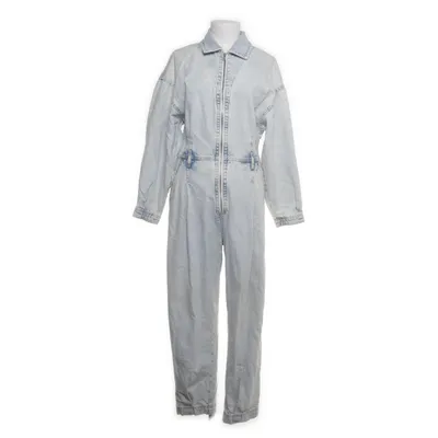 Jumpsuit (Blauw) van Mango Denim Gerecycled katoen